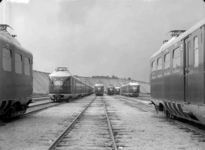 3379 FDHEEMAF053842 Materieel van de Nederlandse Spoorwegen bestemd voor de uitbreiding van de dienst in mei 1938 in ...