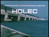 10889BB02843 Bedrijfsfilm van HOLECEen caleidoscoop van bedrijven worden voorgesteld.Beelden van kunstwerken in ...