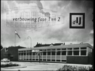 4223BB03327 Eerste deel van een reportage over de verbouwing van het pand van drukkerij De IJsel te Deventer. Na enkele ...