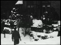 7902BB08055 Zeven familiefilmpjes van de familie Lamberts.2. Lemelerberg (3-01):- Kinderen spelend in de sneeuw;- Een ...
