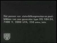 9142BB02121 Een film van de Heemaf rond de productie van spoelen voor draaistroomgeneratoren, met beelden van het ...