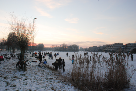 132 DBUITERWIJK-000178 Schaatsen op de Dobbe, 2009-01-10