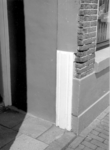 4001 FD014603 Thorbeckegracht 47. Huis met waterkering bij de voordeur., 1981