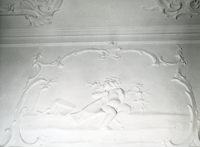 4707 FD001310 Stucwerk in het voormalige woonhuis van de dichter Rhijnvis Feith (1753-1824) in de Bloemendalstraat in ...