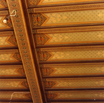 9467 FD003034 Interieurfoto van het plafond in de oude provinciale griffie in het vroegere provinciehuis. De oude ...