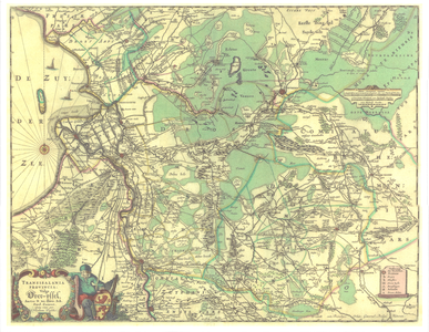 3-KD001742 TRANSISALANIA PROVINCIA ; | Vulgo | Over-Yssel | Auctor. N. ten – Have. Sch. | Zwol. Conrect. | edita vero ...