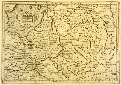 650-KD000295 Geldria et Transisulana Kaart van Gelderland en Overijssel (ten zuiden van Zwartsluis), stukken Noord ...