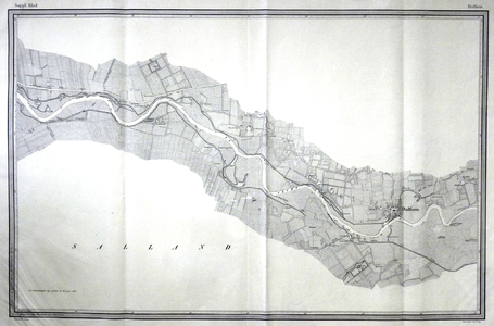 844-KD001475 Suppl. Blad, Dalfsen Supplement bij het twaalfde blad van de atlas van de IJssel door L.J.A. van der Kun ...
