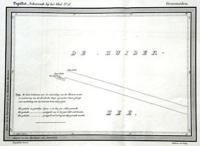 852-KD001483 Papillot, behoorende bij het Blad nr 18, Genemuiden Toevoeging bij het achttiende blad van de atlas van ...