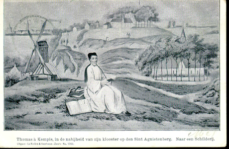1072 PBKR3747 Thomas a Kempis op de Agnietenberg., 1470-00-00