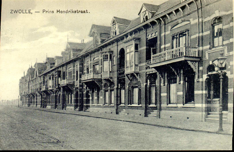 1370 PBKR5480 Prins Hendrikstraat, even zijde, ca. 1910, gezien vanaf Veerallee naar het noordwesten., 1910-00-00