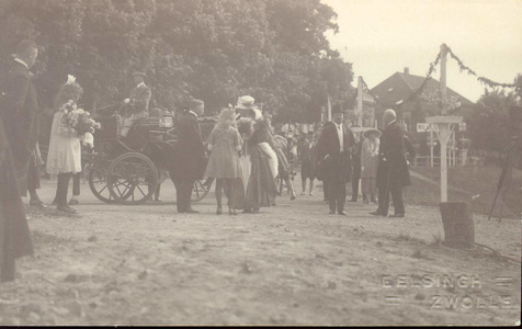 2160 PBKR4480 Koninklijk Bezoek Zwolle 27-30 mei 1921. Aankomst van Koningin Wilhelmina, Prins Hendrik en Prinses ...
