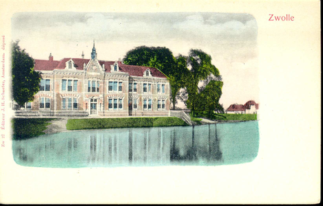 2948 PBKR3474 Menno van Coehoornsingel 16, Flevogebouw, 1900. Het gebouw is de ambachtschool die in 1898 werd gebouwd. ...