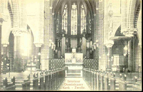 3820 PBKR0179 Interieur Dominicanenkerk ca. 1920-1930., 1920-00-00