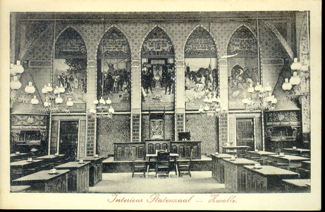 3861 PBKR0758 Interieurfoto van de Statenzaal in het vroegere provinciehuis. De Statenzaal bevindt zich in het ...