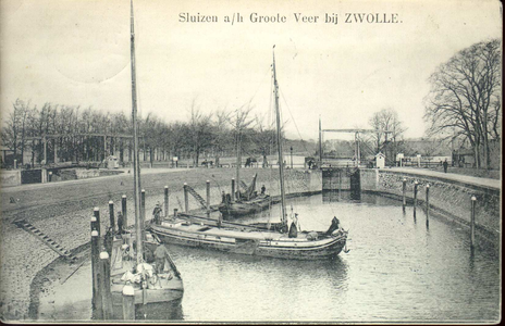 4357 PBKR1968 Wie vroeger haast had kon na aankomst bij het Katerveer de paardentram naar Zwolle nemen. Daartoe moest ...