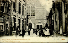 4396 PBKR2548 Gezicht vanaf de Nieuwe Markt door de Schoutensteeg (in 1989 Samuel Hirschstraat) naar de synagoge, ...