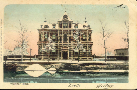 4851 PBKR0382 Klein Weezenland, ca. 1900, (vanaf 1933 Burgemeester van Roijensingel), nr 18: woonhuis familie Van ...