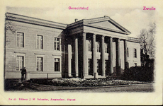 5339 PBKR2738 Potgietersingel, achterzijde Paleis van Justitie, gerechtshof te Zwolle, ca. 1900-1905., 1900-00-00