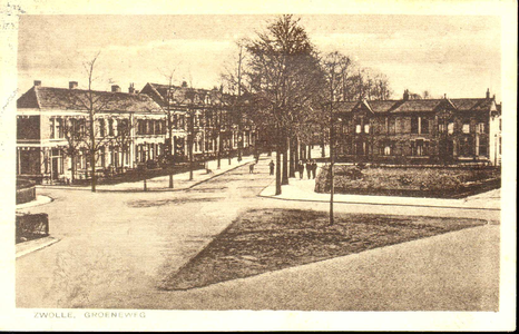 5604 PBKR1096 Groeneweg vanuit het westen, ca. 1910., 1910-00-00
