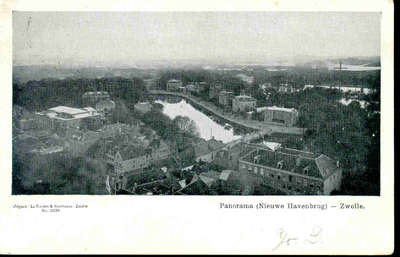 5896 PBKR0005 Gezicht op de Burgemeester van Roijensingel (voor 1933 Klein Weezenland), rechts de Nieuwe Havenbrug., ...