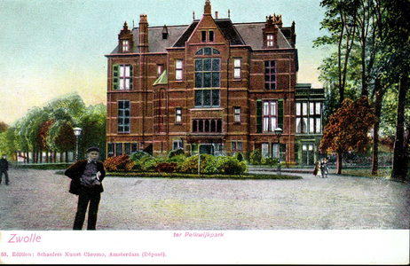 631 PBKR3679 Ter Pelkwijkpark 22, Gouverneurshuis (gesloopt maart 1985) ambtswoning Commissaris van de Koningin, ca. ...