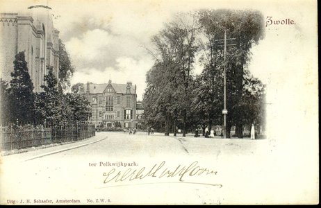 635 PBKR3683 Gouverneurshuis (Ter Pelkwijkstraat 22) en gevel Plantagekerk, Ter Pelkwijkstraat 17, in zijaanzicht uit ...