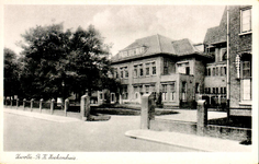 6403 PBKR1224 De uitbreiding van het RK Ziekenhuis uit 1930 aan de Blekerstraat. Deze vleugel sloot aan bij het oude ...