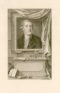 589 -TP000167 Portret van Joan Derk van der Capellen tot den Pol (1741-1784); borstbeeld van voren, in rechthoekige ...