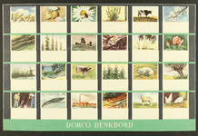 134 Een origineel Dorco Denkbord, ongebruikt. De naam DORCO komt van de firma G.C.T. van Dorp & Co. uit Den Haag, die ...