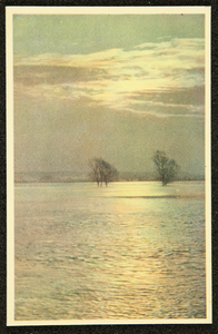 285 Ansichtkaart met kleurenfoto van een rivergezicht. Opname Piet Smeele., 1940-01-01