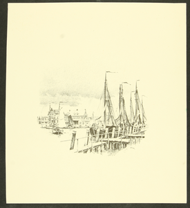 312 Haven met schepen. Litho, 25,5 x 28 cm, 1934-01-01