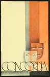 335 Concordia BussumProgramma december 1935 van Theater Concordia te Bussum ontwerp voorblad: Piet Smeele