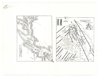 156a Kaartjes van het stroomdal van de Beilerstroom en van de Heuvelruggen in Noord Drenthe; 1924
