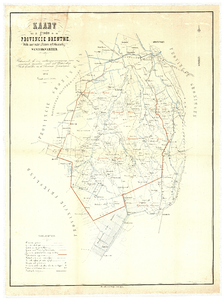 318 Kaart van de gronden in de provincie Drenthe...; 1872