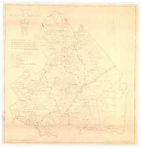 322 Kaart van de provincie Drenthe enz....; 1845