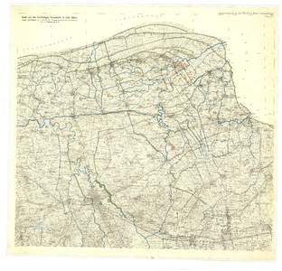 324 Kaart van den voormaligen Fivelstroom en oude dijken...; 1919