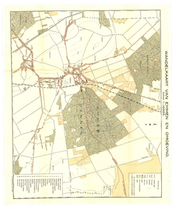 330 Wandelkaart van Emmen en omgeving; 1930