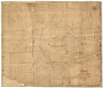 359 Kaart van de Verdeeling der Marke van Vledder.; 1848