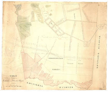 366 Markte van Emmen, Westen Esch, Schoonebeek; [ca 1850]