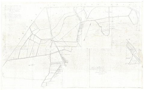 382 Kaart van de marktescheiding van Wachtum. Foto van 382 onder 334.; 1860