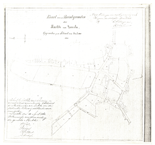 392 Kaart van de Brinkgronden der Markte van Zweelo; 18610410