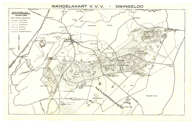 434 Dwingeloo kom, dorp en omgeving; [ca 1950]