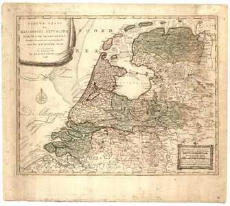436 Nieuwe kaart der Bataafsche Republiek; 1798