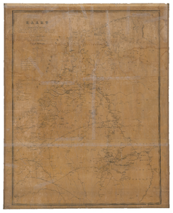 447 Kaart van de in Nederland, België en een ....enz.; 1845