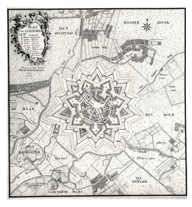 452 Plan van Coevorden; 1770
