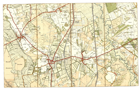 464.1 Drenthe - Vries - Donderen - Bunne - Ide-De Punt - Schipborg; 1920 ca.