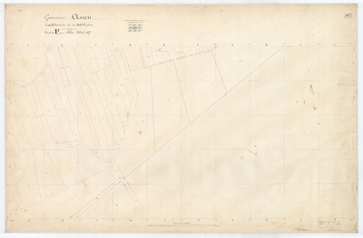 182 Assen, P107; Netteplan; 1869-05