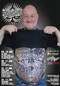 affiche PleuropSonic 2013 <br/>Tuppus / Tup Wanders <br/>PleuropSonic <br/>10-13 januari 2013 <br/>concertaffiche affiche PleuropSonic 2013 <br/>Tuppus / Tup Wanders <br/>PleuropSonic <br/>10-13 januari 2013 <br/>concertaffiche