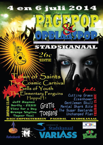 Pagepop & Opblaaspop : affiche festival 2014
